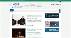 Desktop Screenshot of ismercosur.org