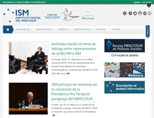 Tablet Screenshot of ismercosur.org